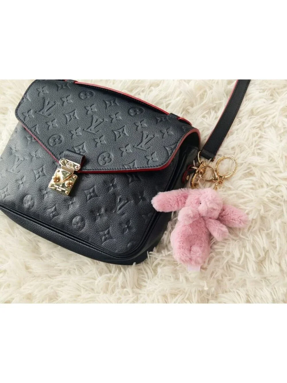 Adorable Mini Bunny Plush Keychain for Backpack - 3.5